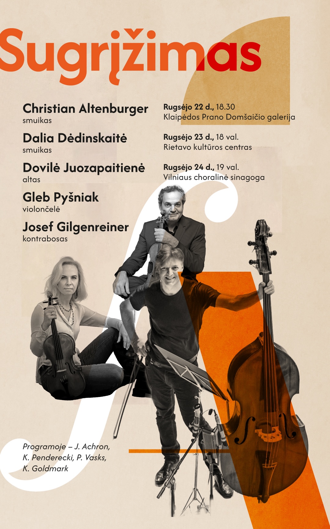V Tarptautinis Josepho Achrono muzikos festivalis - Sugrįžimas